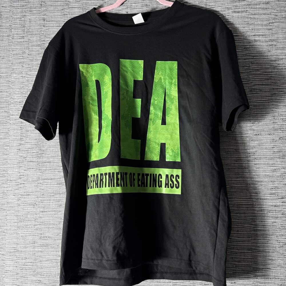 Department Of Eating @$$ DEA, Black, Medium